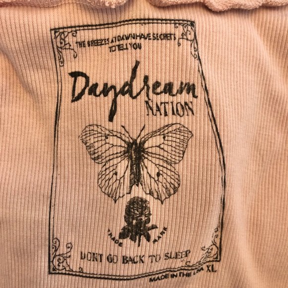 Daydream Make Art Mock Neck Top in Rose - Picture 6 of 8